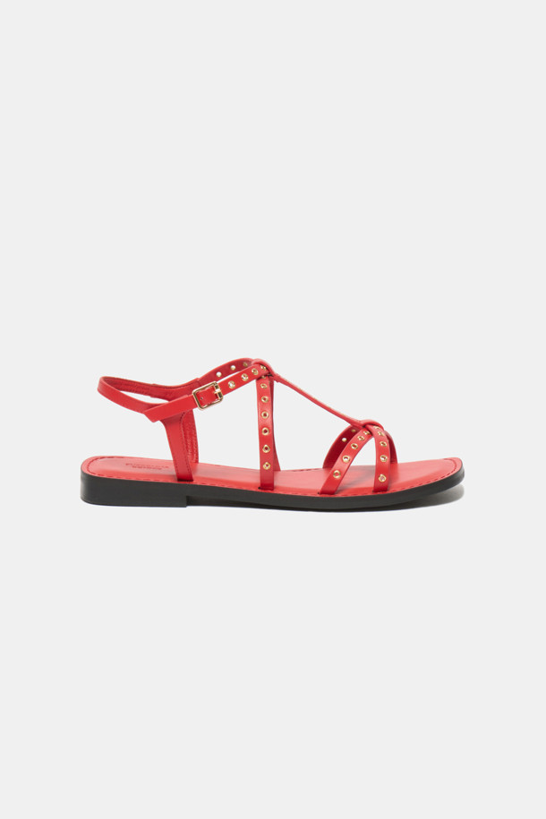 SUECOMMA BONNIE - 샌들 - Strap sandal(red)
