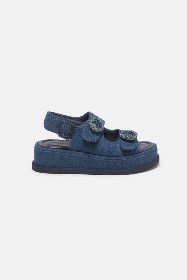 SUECOMMA BONNIE - 샌들 - Cracker sandal(bule)