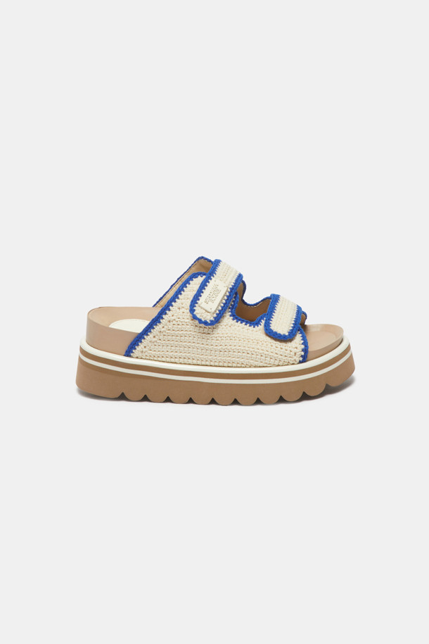 SUECOMMA BONNIE - 샌들 - [김나영 착용]Knit slide sandal(ivory)