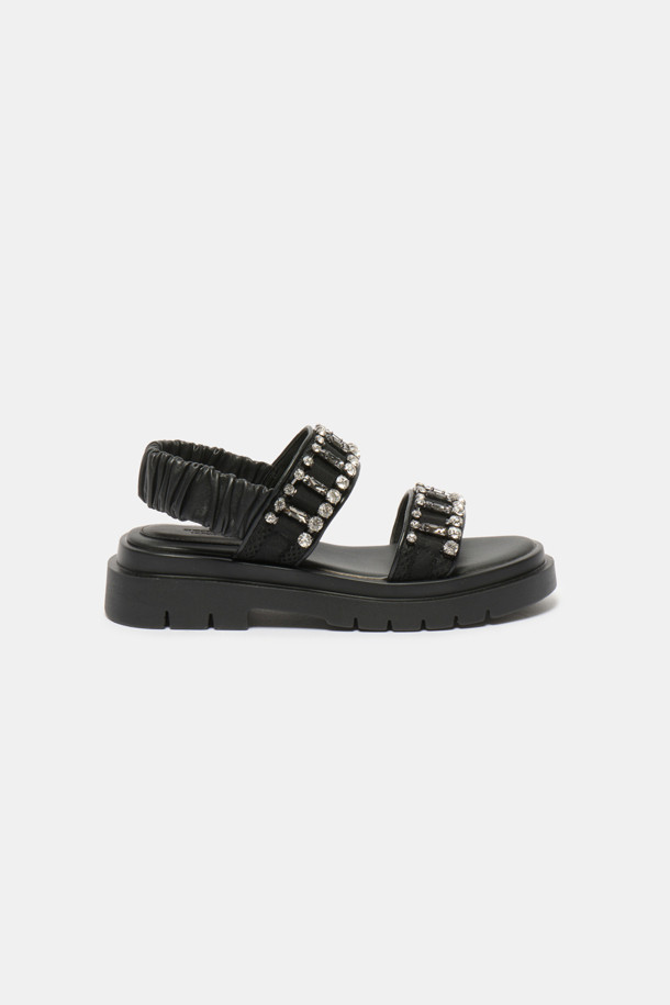 SUECOMMA BONNIE - 샌들 - Jewelry line sandal(black)