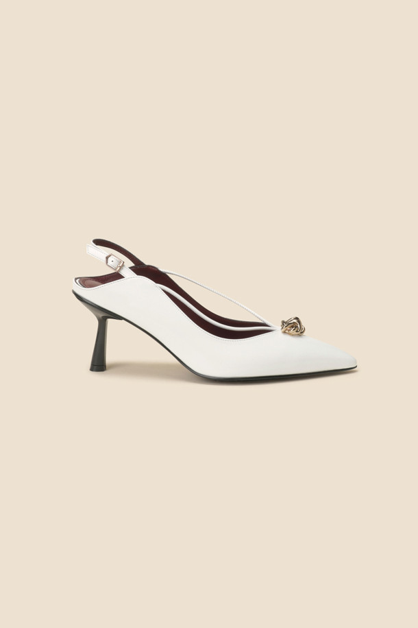 SUECOMMA BONNIE - 샌들 - Fling star sling back shoes(white)