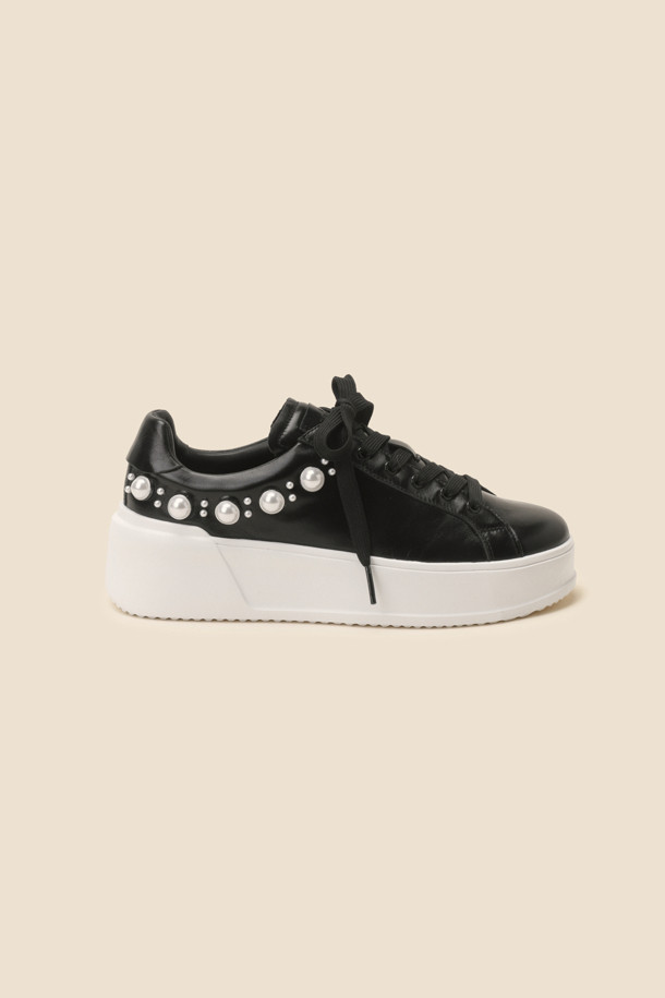 SUECOMMA BONNIE - 스니커즈 - Pearl sneakers(black)