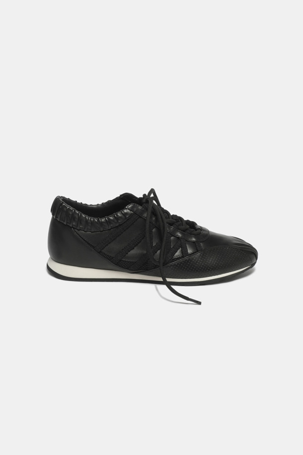 SUECOMMA BONNIE - 스니커즈 - Shirring sneakers(black)