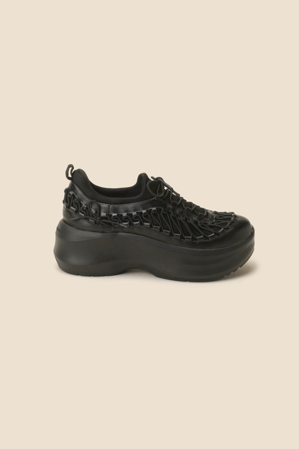 SUECOMMA BONNIE - 스니커즈 - String sneakers(black)