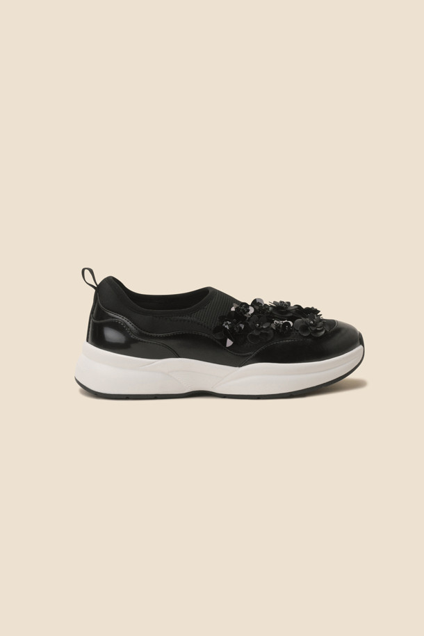 SUECOMMA BONNIE - 스니커즈 - New flowerbomb sneakers(black)