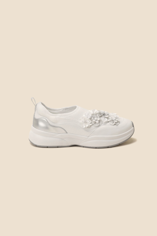 SUECOMMA BONNIE - 스니커즈 - New flowerbomb sneakers(white)