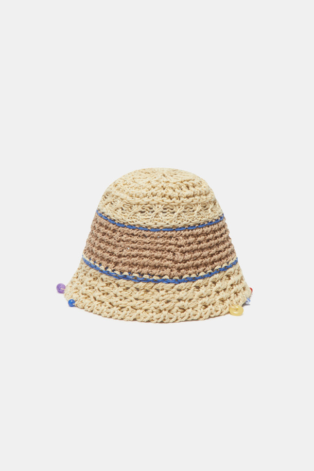 SUECOMMA BONNIE - 모자 - Weave knit hat(beige)
