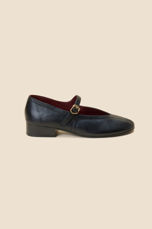 SUECOMMA BONNIE] Daily mary jane flat(black)_3cm
