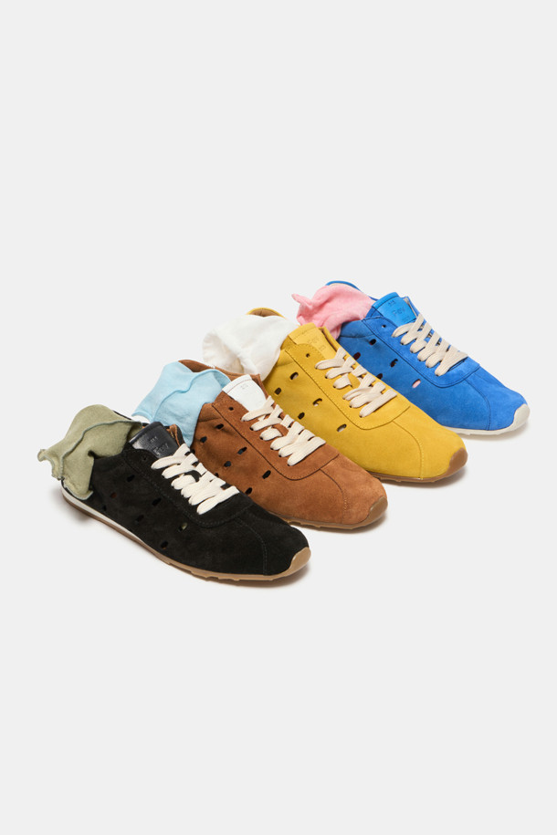 SUECOMMA BONNIE - 스니커즈 - Fev_Suede sneakers(yellow)