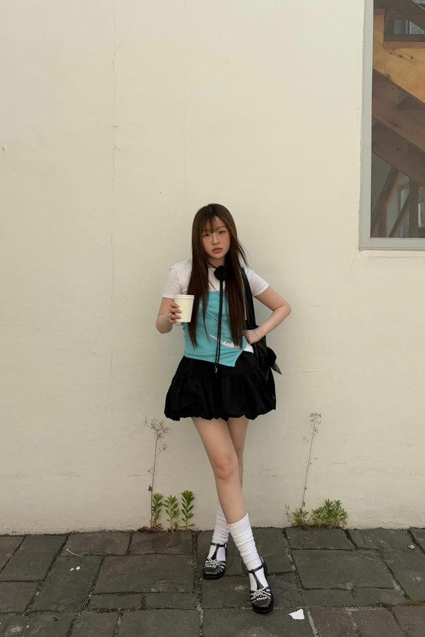 SUECOMMA BONNIE - 샌들 - [김나영 착용]Ribbon jelly sandal(black)