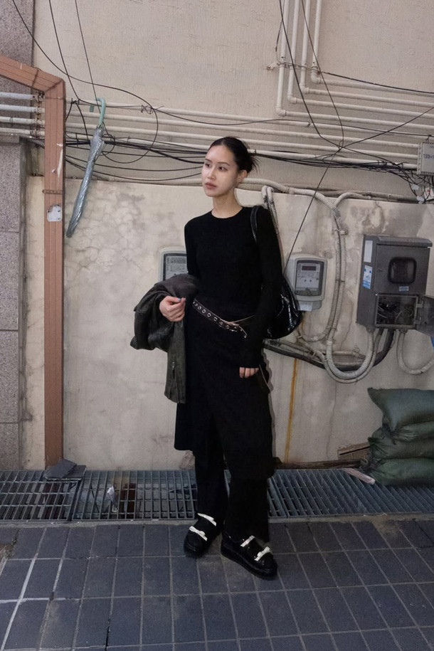 SUECOMMA BONNIE - 샌들 - [김나영 착용]Frangia polygon sandal(black)