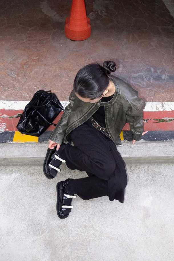 SUECOMMA BONNIE - 샌들 - [김나영 착용]Frangia polygon sandal(black)