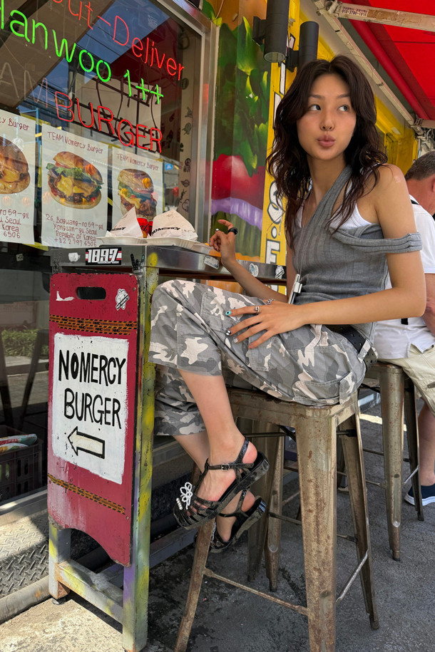 SUECOMMA BONNIE - 샌들 - [김나영 착용]Ribbon jelly sandal(black)