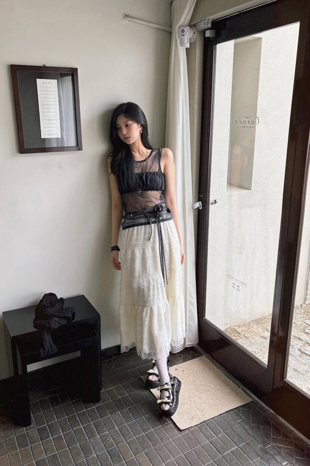 SUECOMMA BONNIE - 샌들 - [김나영 착용]Frangia polygon sandal(black)
