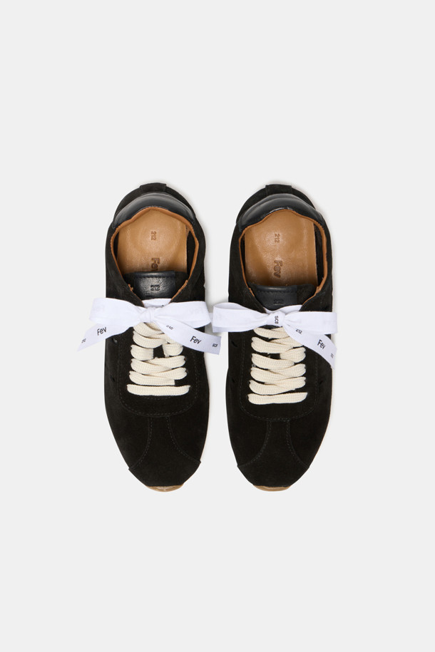 SUECOMMA BONNIE - 스니커즈 - Fev_Suede sneakers(black)