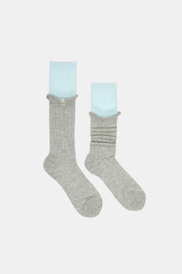 SUECOMMA BONNIE - 양말 - Fev_socks(mint)