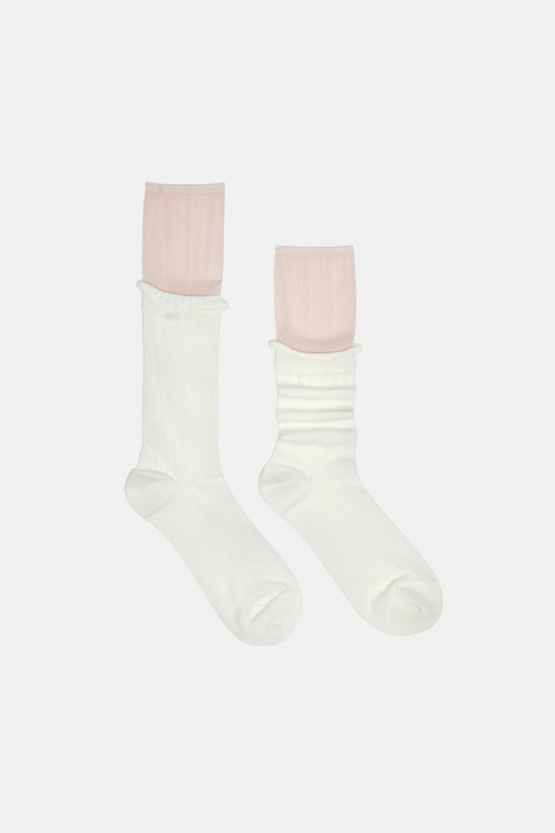 SUECOMMA BONNIE - 양말 - Fev_socks(pink)