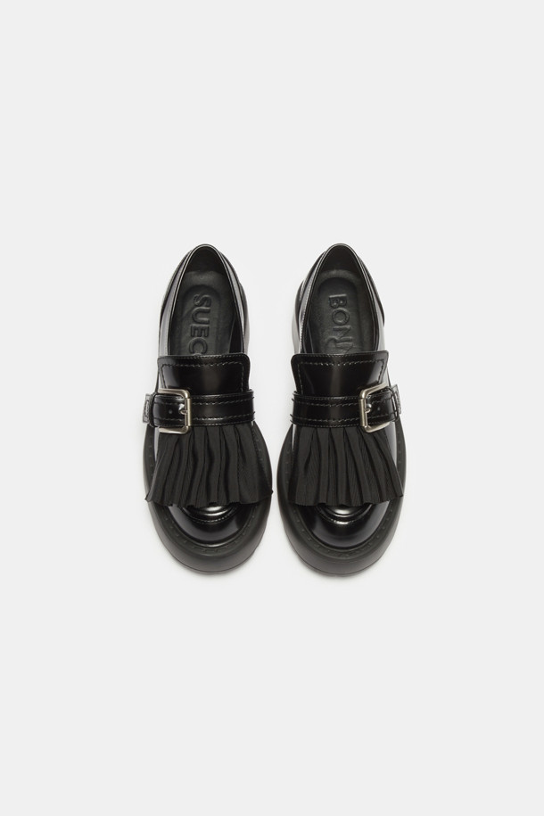 【archive】MARLENEDAM LeatherKnit Docking TOD'S Black Lace-Ups in Leather - LUXINABOX