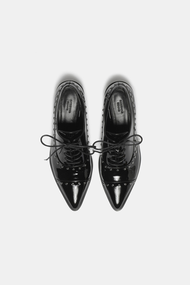 SUECOMMA BONNIE - 로퍼 - Stud loafer(black)