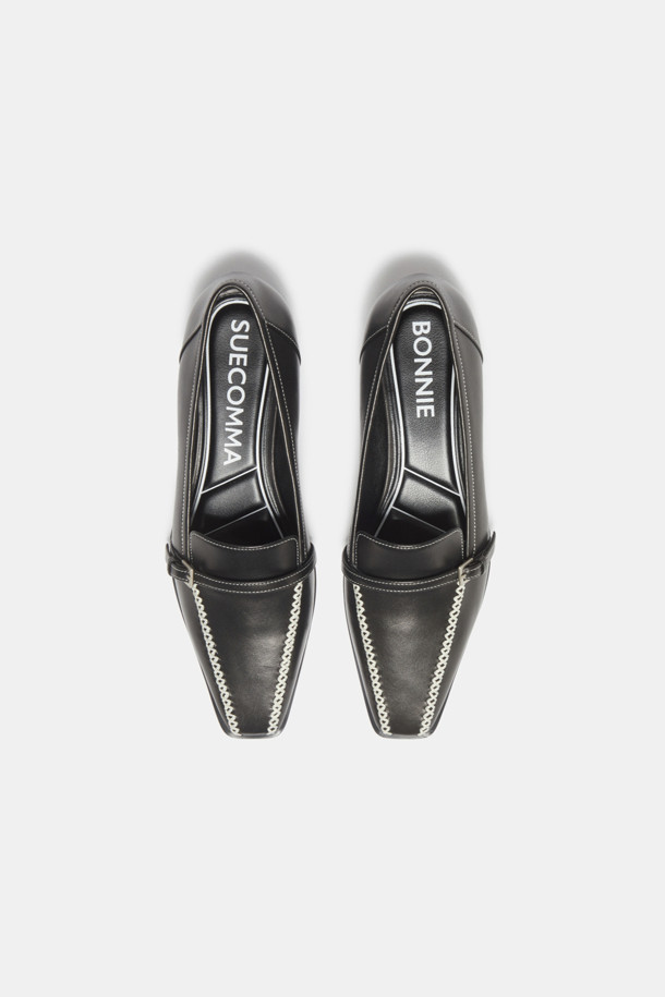 SUECOMMA BONNIE - 플랫 - Retro flats(black)