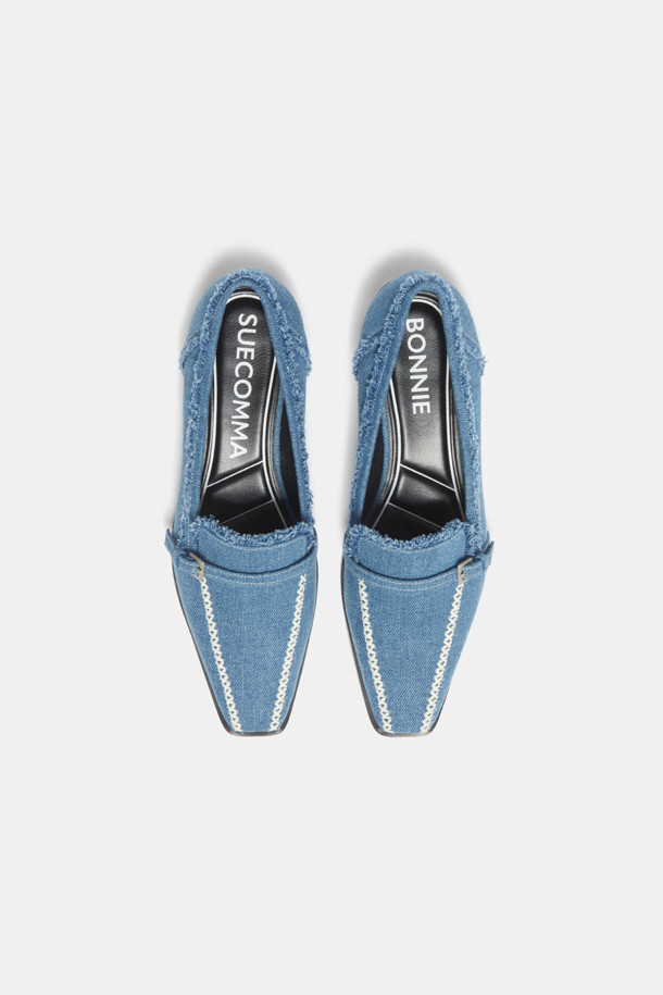 SUECOMMA BONNIE - 플랫 - Retro flats(blue)