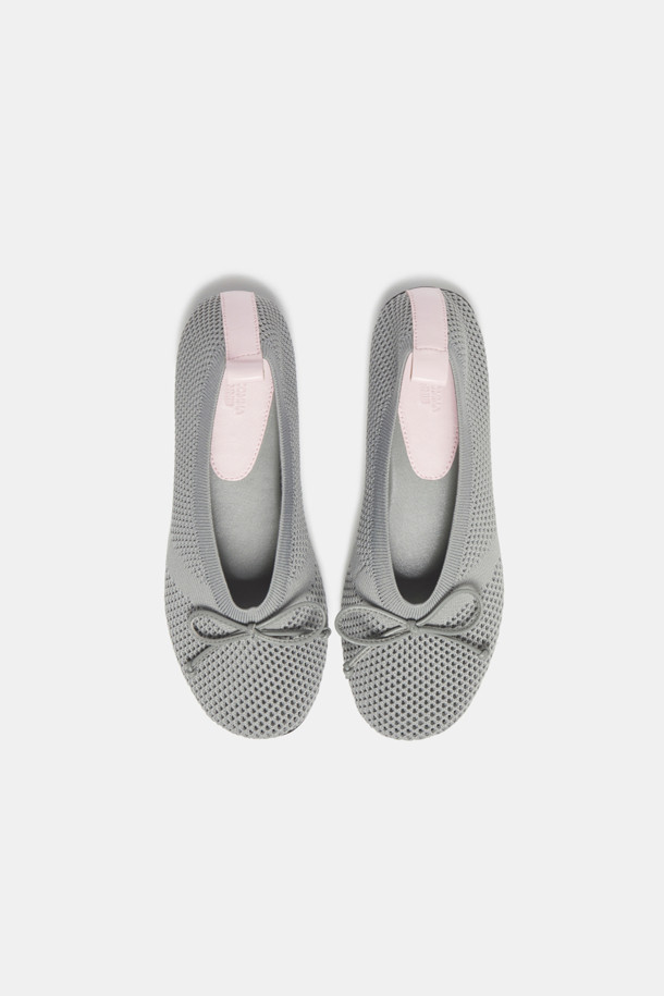 SUECOMMA BONNIE - 플랫 - Knit flats(grey)