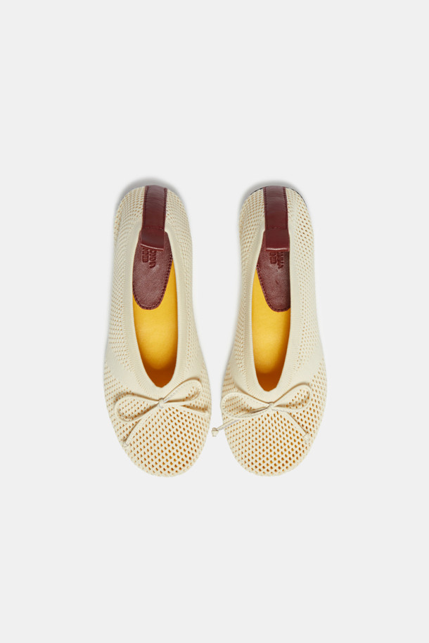 SUECOMMA BONNIE - 플랫 - Knit flats(ivory)