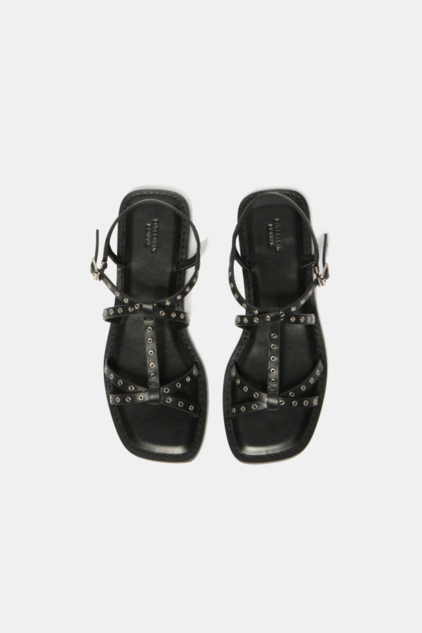 SUECOMMA BONNIE - 샌들 - Strap sandal(black)