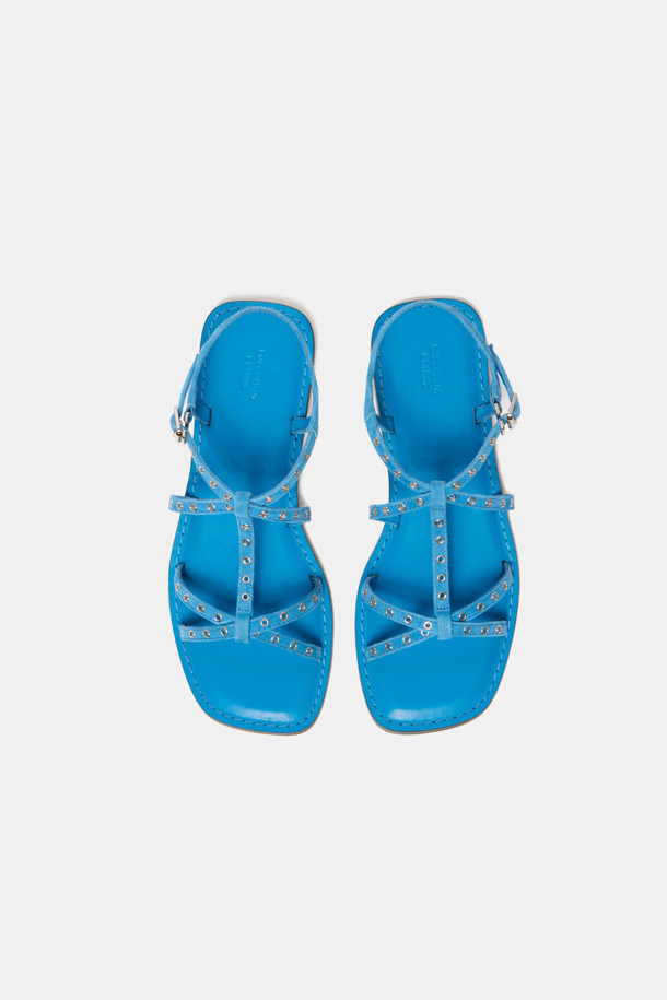 SUECOMMA BONNIE - 샌들 - Strap sandal(blue)