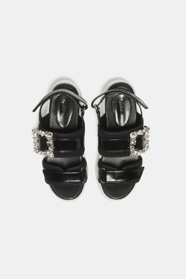 ★SUECOMMA BONNIE★ Jewelry band sandal black DG2AM25008BLK Cle sandal(black)_SUECOMMA BONNIE - 코오롱몰