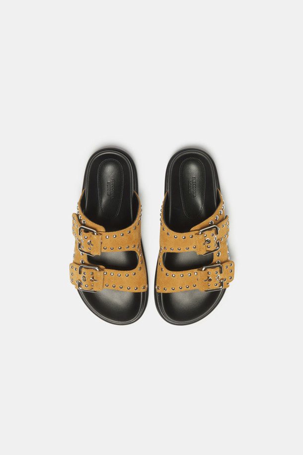 SUECOMMA BONNIE - 샌들 - Stud slide(beige)