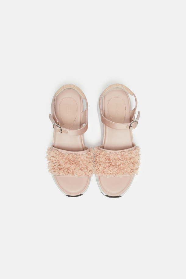 SUECOMMA BONNIE - 샌들 - Flower strap sandal(pink)