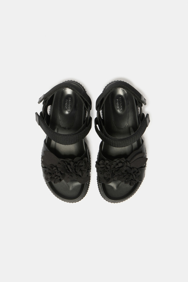 New flower bomb sandal(black)_SUECOMMA BONNIE - 코오롱몰