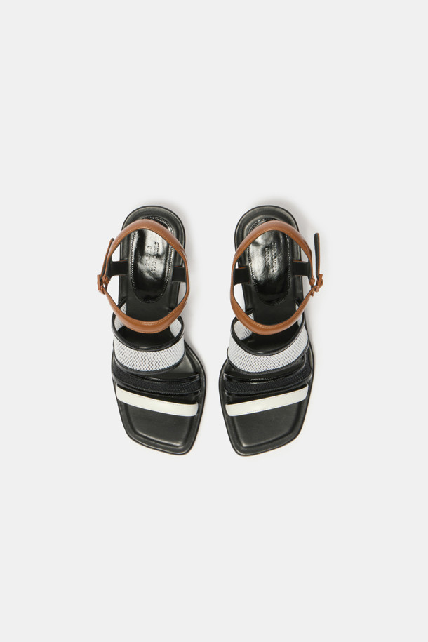 SUECOMMA BONNIE - 샌들 - Mesh color sandal(black)