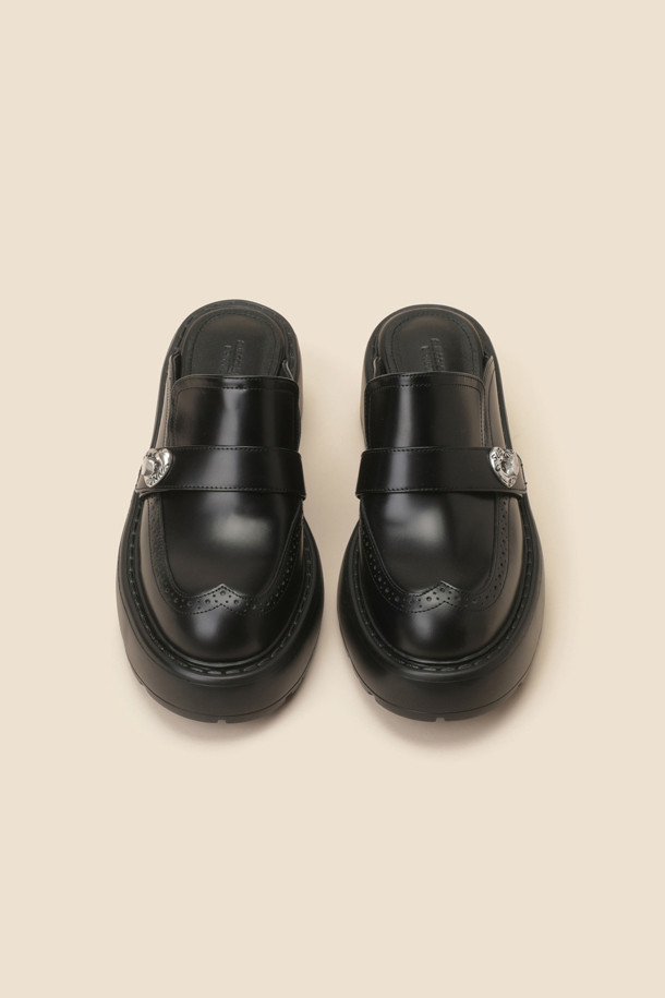 SUECOMMA BONNIE - 슬리퍼/뮬 - Cle mule(black)