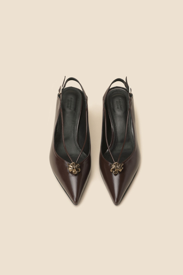 SUECOMMA BONNIE - 샌들 - Fling star sling back shoes(brown)