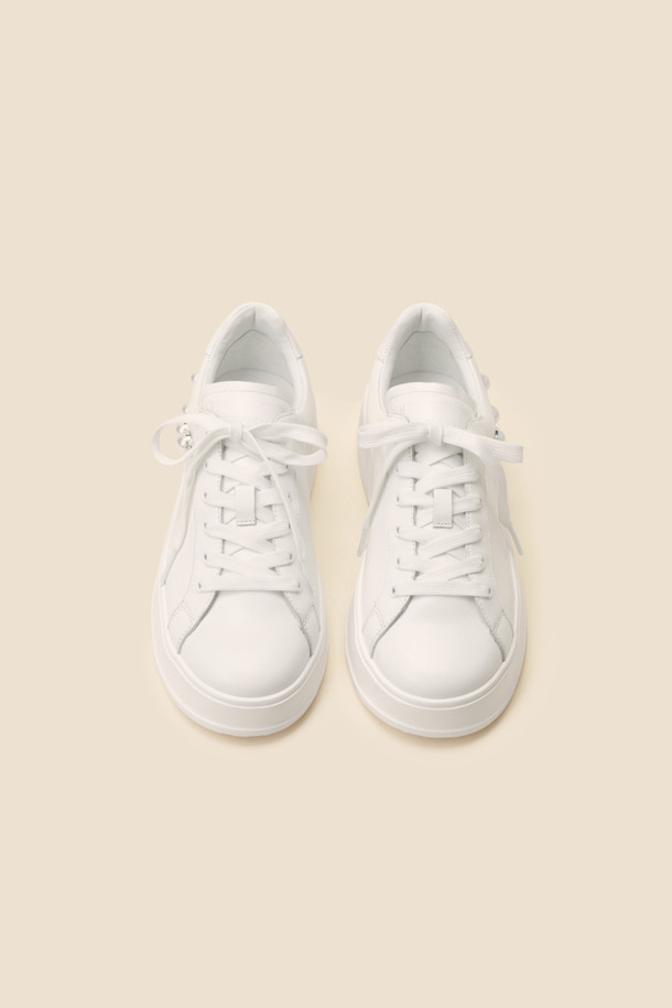 SUECOMMA BONNIE - 스니커즈 - Pearl sneakers(white)