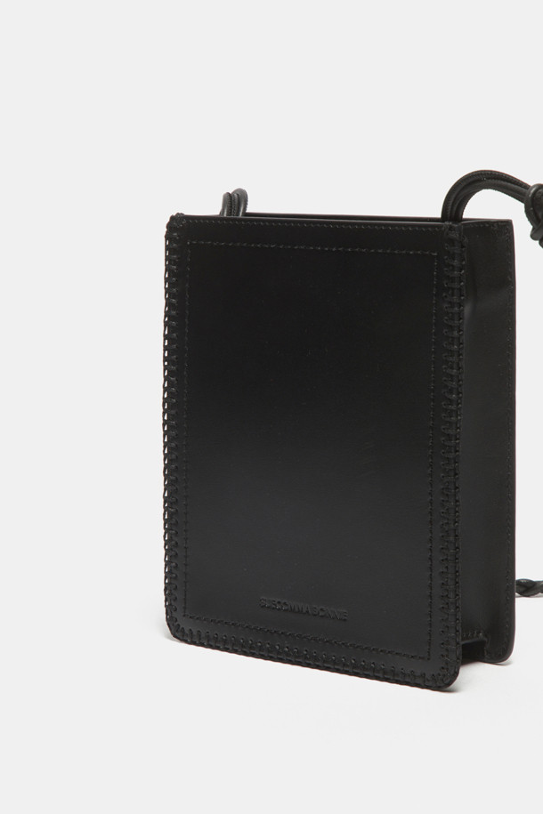 SUECOMMA BONNIE - 크로스백 - Pompom mini bag(black)