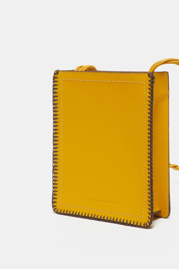 SUECOMMA BONNIE - 크로스백 - Pompom mini bag(yellow)