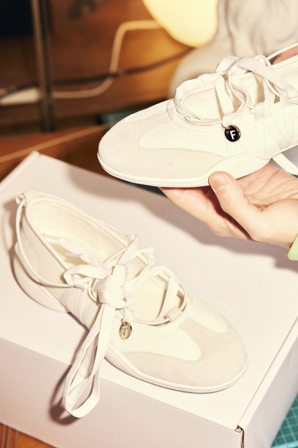 SUECOMMA BONNIE - 스니커즈 - Fev_Mary jane sneakers(white)