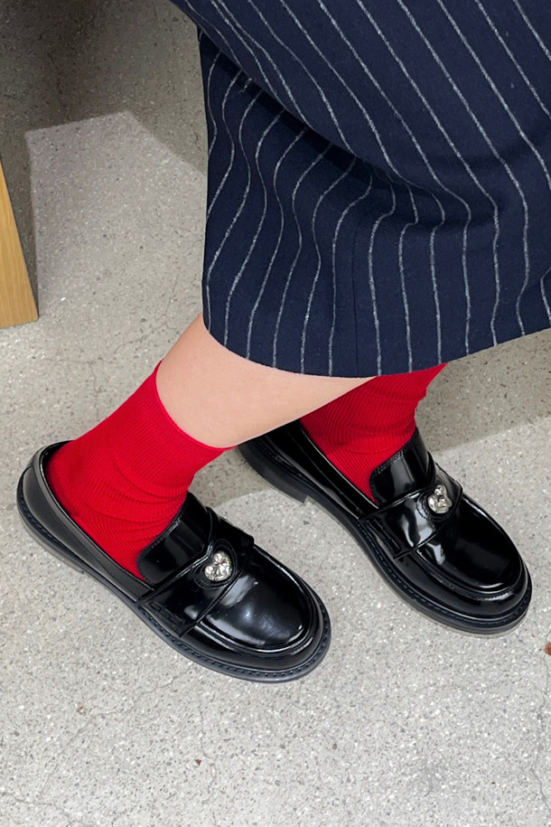 SUECOMMA BONNIE - 로퍼 - Cle loafer(black)