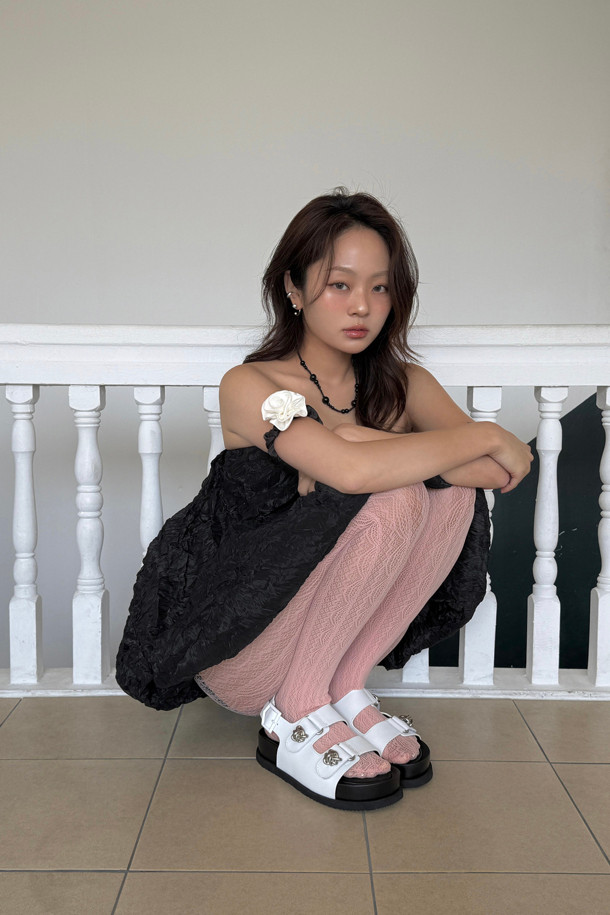 SUECOMMA BONNIE - 샌들 - Fling star sandal(white)