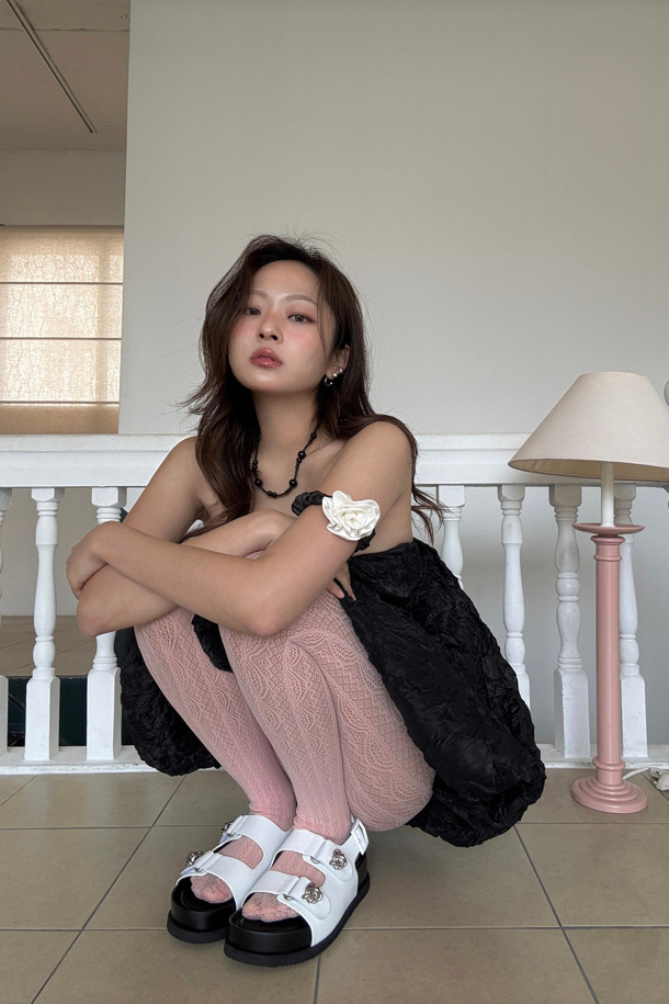 SUECOMMA BONNIE - 샌들 - Fling star sandal(white)
