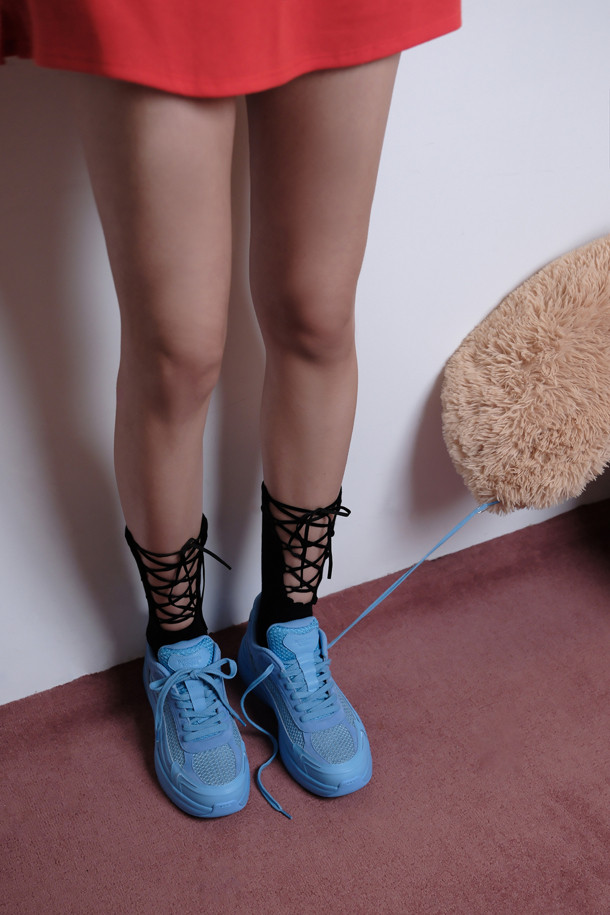 SUECOMMA BONNIE - 스니커즈 - Point sneakers(blue)