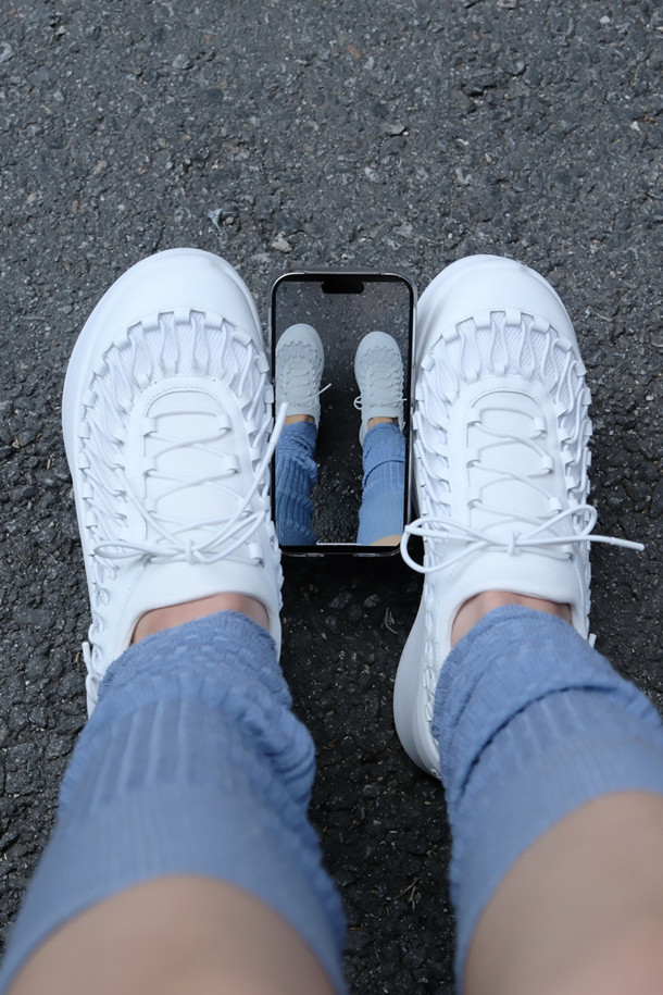 SUECOMMA BONNIE - 스니커즈 - String sneakers(white)