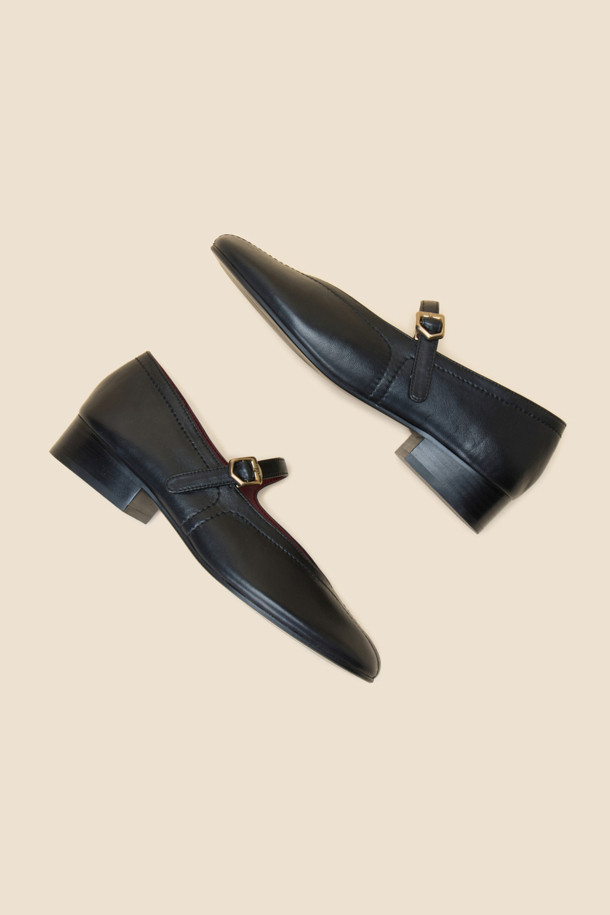 SUECOMMA BONNIE - 로퍼 - Daily mary jane flats(black)