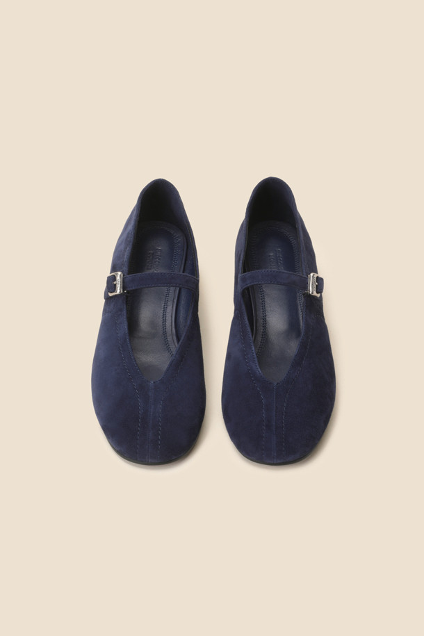 SUECOMMA BONNIE - 로퍼 - Daily mary jane flats(navy)