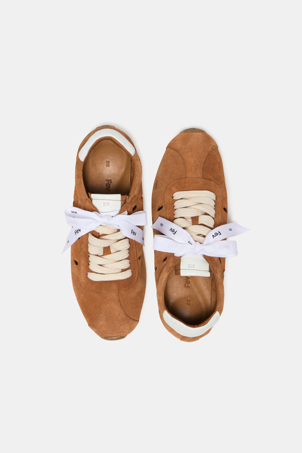 SUECOMMA BONNIE - 스니커즈 - Fev_Suede sneakers(brown)