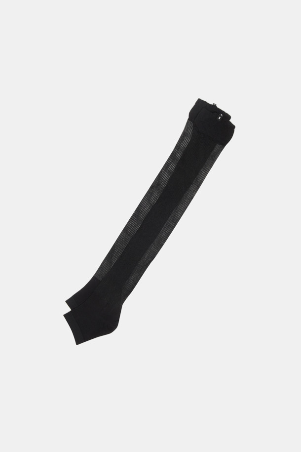 SUECOMMA BONNIE - 양말 - Fev_Knee socks(black)