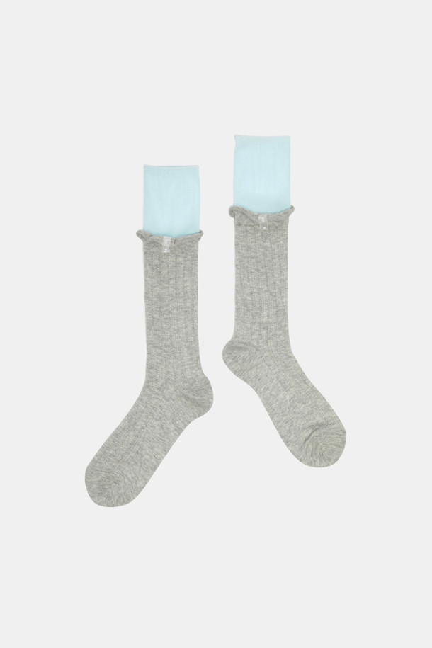 SUECOMMA BONNIE - 양말 - Fev_socks(mint)